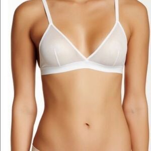 Joes JEANS SHEER MESH CREAM BRALETTE